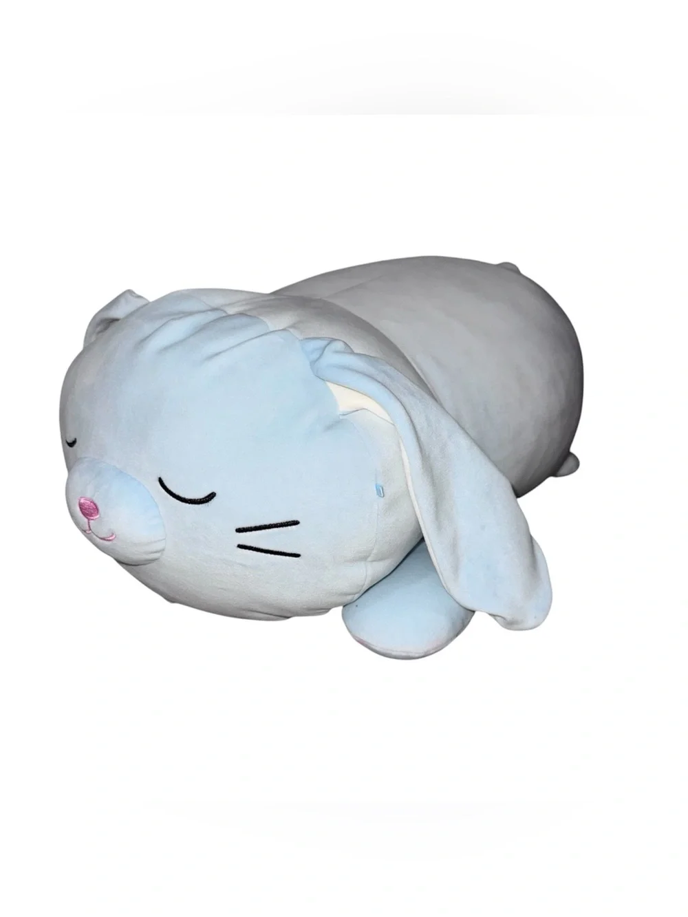 Squishmallows Light Blue Bunny Body Pillow Plush